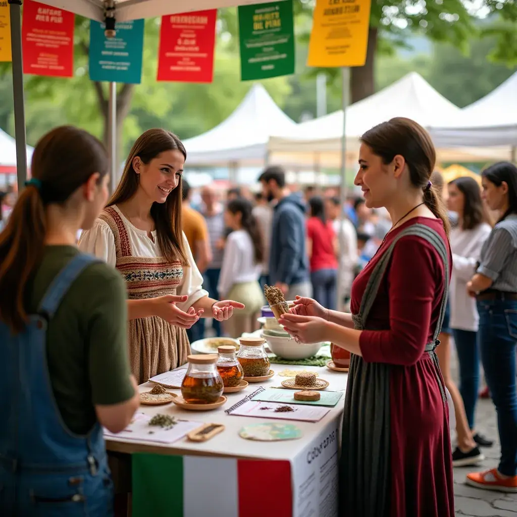 A tea elkészítése közben, forró víz és gyógynövények a konyhában.